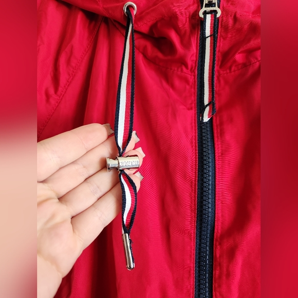 Tommy Hilfiger Hooded Windbreaker Lg - Picture 3 of 7